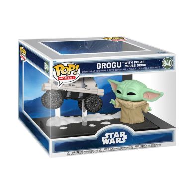 Ігрова фігурка Funko POP! Moment серії Мандалорець і Ґроґу - Ґроґу і Ремонтний дроїд MSE-6