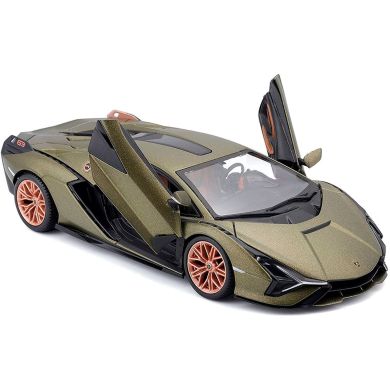 Автомодель Lamborghini Sian FKP 37 (асорті зелений металік, червоний металік, 1:24) Bburago 18-21099