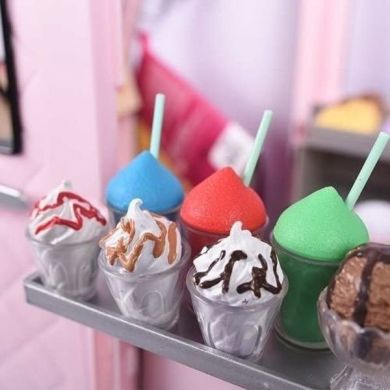 Транспорт для ляльок Our Generation Фургон з морозивом рожевий BD37363Z