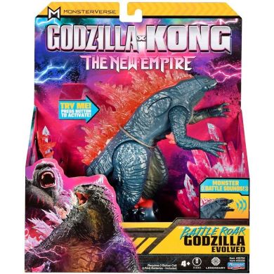 Фігурка GODZILLA X KONG ҐОДЗІЛЛА ГОТОВА ДО БОЮ (18 cm, звук) 35506