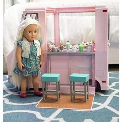 Транспорт для ляльок Our Generation Фургон з морозивом рожевий BD37363Z