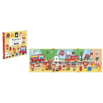 Магнітні історії Janod Пожежники 30 елементів J05453