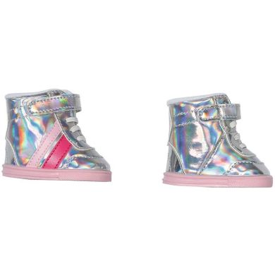 Обувь для куклы BABY BORN серебристые кроссовки 831762