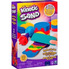 Набір для дитячої творчості Kinetic Sand Райдужний мікс 3 кольори 383 г 71474