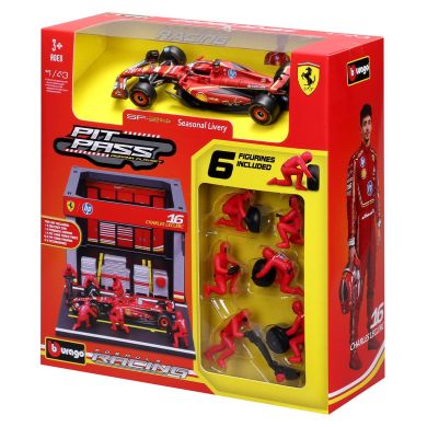 Ігровий набір - Pit Pass Ferrari SF-24 (1:43)