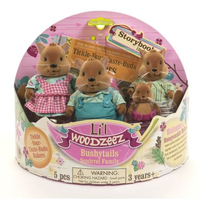 Набор фигурок Lil Woodzeez Семья Белок 6008M
