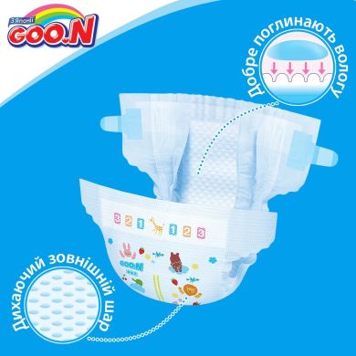 Подгузники Goo.N М для детей 6-11 кг унисекс 64 шт 4902011856224, 64