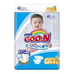 Подгузники Goo.N М для детей 6-11 кг унисекс 64 шт 4902011856224, 64