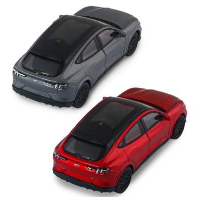 Автомодель FORD MUSTANG MACH-E GT 2023 (червоний, сріблясто-сірий) 250387W