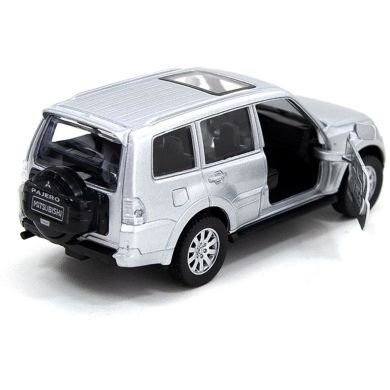 Автомодель MITSUBISHI PAJERO 4WD TURBO (серебристый) TechnoDrive 250282