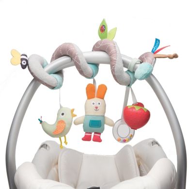Развивающая спираль Taf Toys для коляски и автокресла В садике 12105, Серый