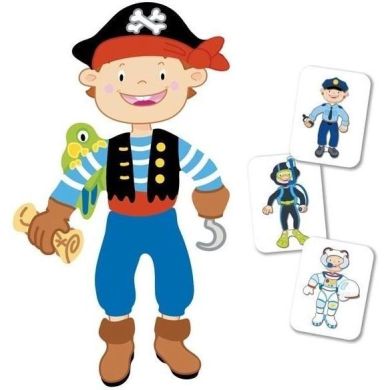 Магнітна книга goki Одяг для хлопчика 58741G