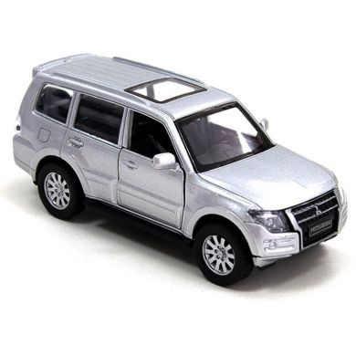 Автомодель MITSUBISHI PAJERO 4WD TURBO (серебристый) TechnoDrive 250282