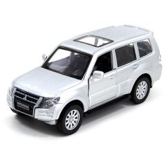 Автомодель MITSUBISHI PAJERO 4WD TURBO (серебристый) TechnoDrive 250282