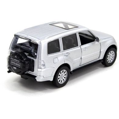 Автомодель MITSUBISHI PAJERO 4WD TURBO (серебристый) TechnoDrive 250282