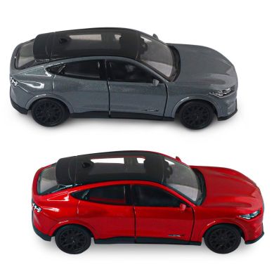 Автомодель FORD MUSTANG MACH-E GT 2023 (червоний, сріблясто-сірий) 250387W