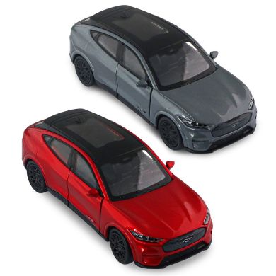 Автомодель FORD MUSTANG MACH-E GT 2023 (червоний, сріблясто-сірий) 250387W