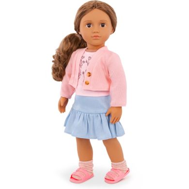 Набір одягу для ляльок Our Generation повсякденний рожевий светр та спідниця BD30542Z