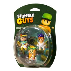Набір колекц. фігурок Stumble Guys - Сенсей Фаєрфіст, Клеопатра, Кілер