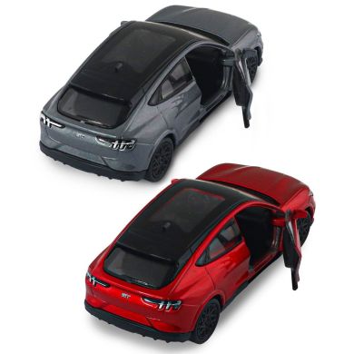 Автомодель FORD MUSTANG MACH-E GT 2023 (червоний, сріблясто-сірий) 250387W