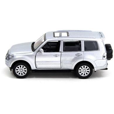 Автомодель MITSUBISHI PAJERO 4WD TURBO (серебристый) TechnoDrive 250282
