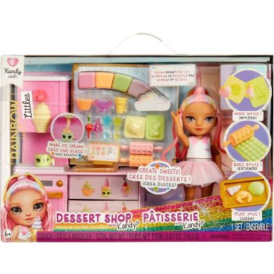 Игровой набор с куклой RAINBOW HIGH серии Littles КОНДИТЕРСКАЯ КЕНДИ (с аксес.) 522058