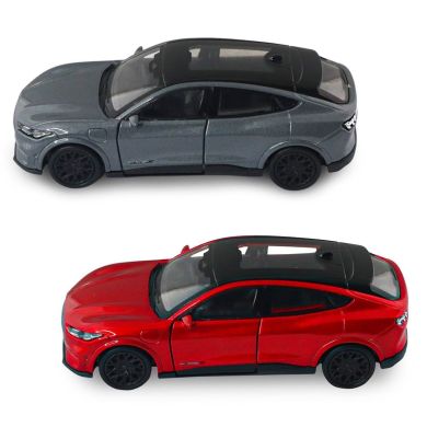 Автомодель FORD MUSTANG MACH-E GT 2023 (червоний, сріблясто-сірий) 250387W