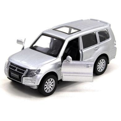 Автомодель MITSUBISHI PAJERO 4WD TURBO (серебристый) TechnoDrive 250282