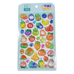 Набір 3D-наліпок Tiki Wiki серії Crystal &ndash; Тікі фрукти