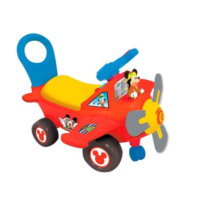Чудомобиль Kiddieland Микки Маус 3в1 со световыми и звуковыми эффектами красный 53587, Красный