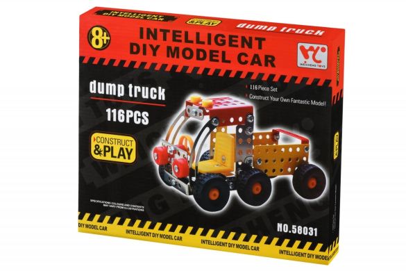 Конструктор металлический Same Toy Inteligent DIY Model Car Самосвал, 116 элементов 58031Ut