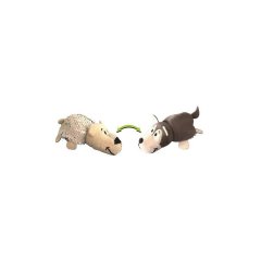 Мягкая игрушка ZooPrяtki с пайетками 2 в 1 Хаски-полярный медведь 12 см 558IT-ZPR