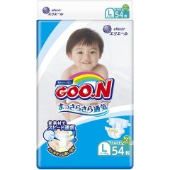 Подгузники Goo.N L для детей 9-14 кг унисекс 54 шт. 853623 4902011856231, 54