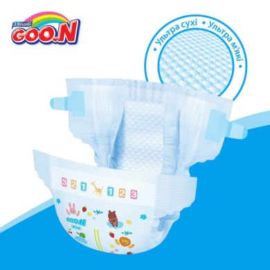 Подгузники Goo.N L для детей 9-14 кг унисекс 54 шт. 853623 4902011856231, 54