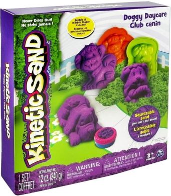 Песок для детского творчества Wacky-tivities Kinetic Sand Doggy Фиолетовый и Зеленый 71415Dg