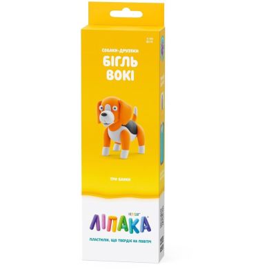 Набір пластиліну, що самостійно твердіє, ЛІПАКА СОБАКИ-ДРУЗЯКИ: БІГЛЬ ВОКІ 30152-UA01
