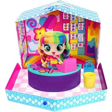 Игровой набор с куклой DECORA ДИЗАЙНЕРСКИЙ МАГАЗИН НАЛЕПОК D1009
