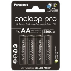 Акумулятор Panasonic Eneloop NI-MH Pro AA 2500 мАг, 4 шт. BK-3HCDE/4CP