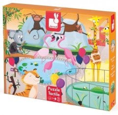 Пазл тактильний Janod День в зоопарку 20 елементів J02774