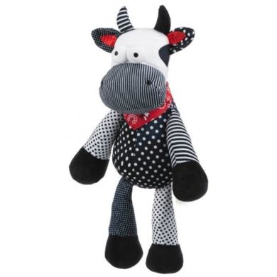 Мягкая игрушка Same Toy Корова/Бык Черно-белый 24 см A1057/24