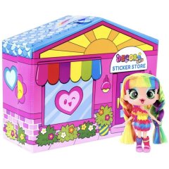 Игровой набор с куклой DECORA ДИЗАЙНЕРСКИЙ МАГАЗИН НАЛЕПОК D1009