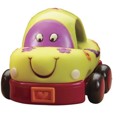 Ігровий набір Забавний автопарк (4 гумові машинки-брязкальця, квадр упак ) Battat BX1995Z