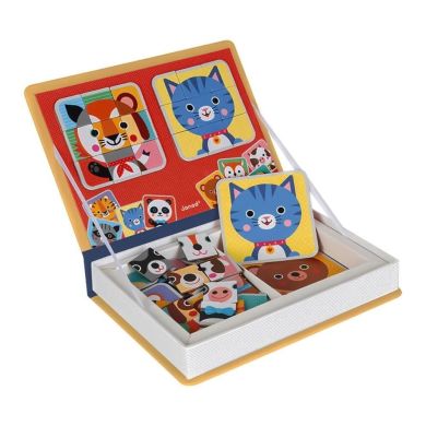 Магнітна книга Janod Мікс тварин J02587