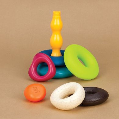 Пірамідка Battat Морські камінці BX1372Z, Різнокольоровий