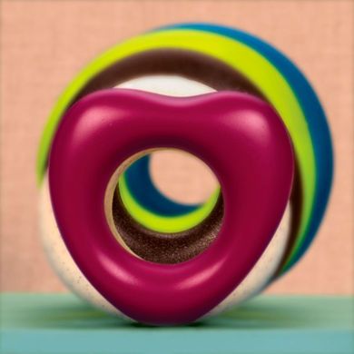 Пірамідка Battat Морські камінці BX1372Z, Різнокольоровий