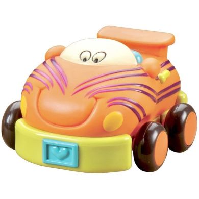 Ігровий набір Забавний автопарк (4 гумові машинки-брязкальця, квадр упак ) Battat BX1995Z