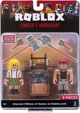 Игровая коллекционная фигурка Roblox Game Jazwares Packs Forger's Workshop W6 2 шт ROB0210