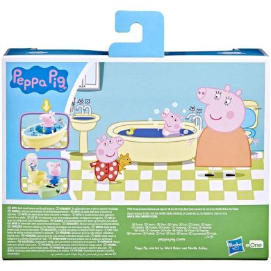 Игровой набор Peppa Ванная комната (мебель, фигурка Джорджа) Peppa Figurines F3768