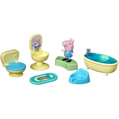 Игровой набор Peppa Ванная комната (мебель, фигурка Джорджа) Peppa Figurines F3768