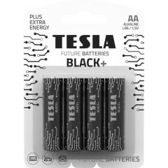 Батарейка Tesla Battery AA Black+ LR06/BLISTER FOIL 4 шт. 8594183396620